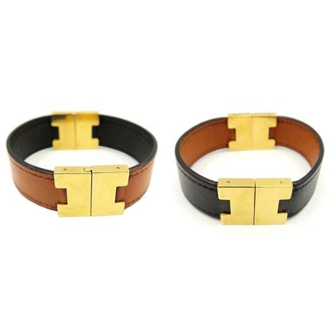 bracelet femme cuir hermes|bracelet hermes cuir reversible.